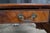 Vintage Chippendale Style Mahogany Carved Leather Inset Executive Office Desk For Sale - Image 6 of 18