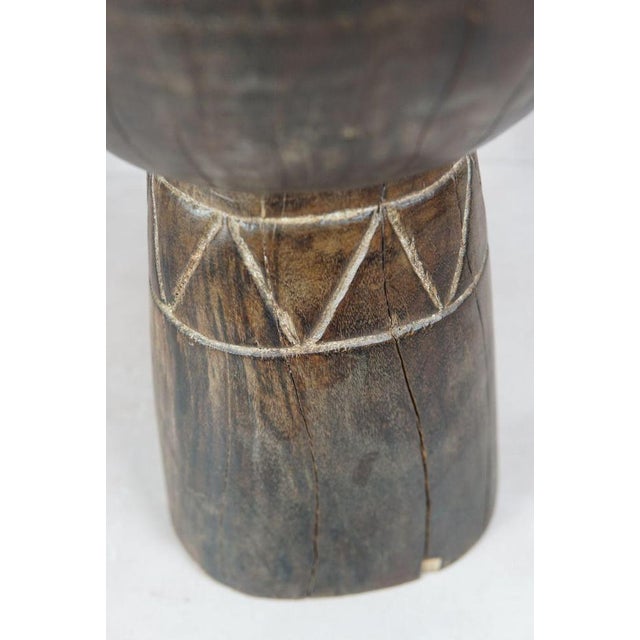 Tapered Wood Side Table, Cameroon For Sale - Image 4 of 5