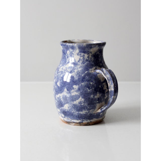 Farmhouse Vintage Studio Pottery Pitcher For Sale - Image 3 of 12