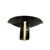 Seguso 1950s Mid-Century Rare Hand-Blown Murano Black & Gold Acanthus Glass Sconces by Seguso - a Pair For Sale - Image 4 of 17