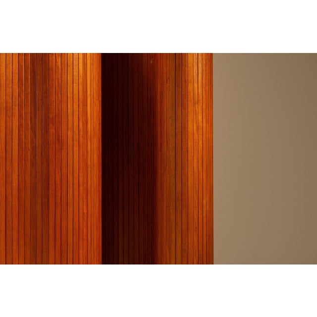 Tambour Folding Screen in Pine by Joamin Baumann for Baumman Fils & Cie, France, 1940 For Sale - Image 15 of 16