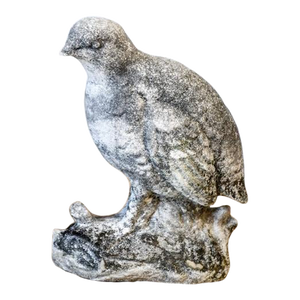 Late 20th Century Concrete Quail