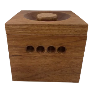 1960s Adams Dorset Vermont Teak Ice Bucket Mid Century
