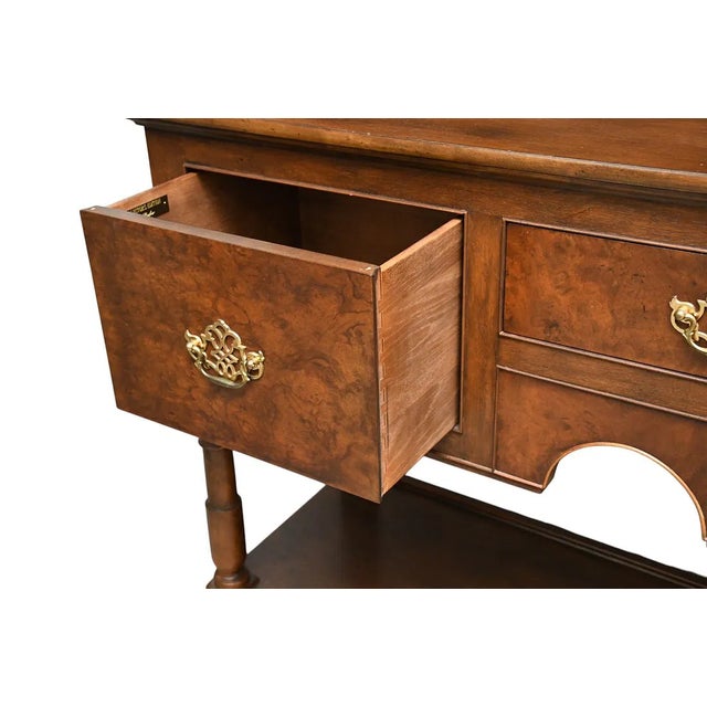 The 6 Ft Baker Colonial Style Cupboard Shelves Welsh Dresser is a traditional and elegant piece of furniture perfect for...