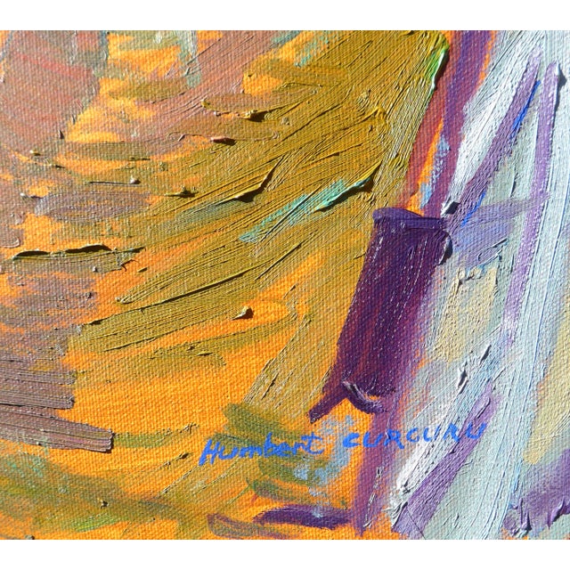 Contemporary Pacifiic Palisades Oil Painting of Tramento Drive, Los Angeles, California For Sale - Image 3 of 7