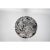 Enjoy our hand-hammered accent table. It is a great size 16" round and 22" high. Features include an unusual texture,...