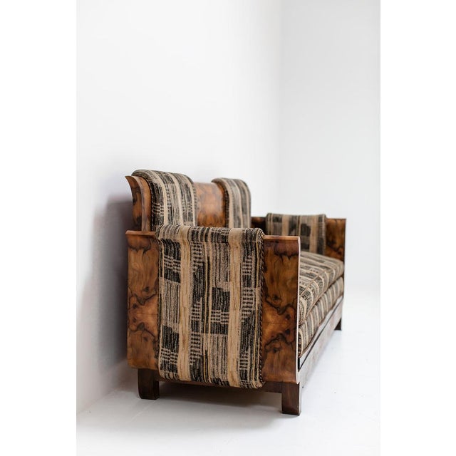 Beige Italian Art Deco Sofa, 1930s For Sale - Image 8 of 12