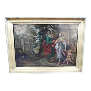The Expulsion of Hagar and Ishmael - Allegorical Painting 17th Century Dutch Mannerist School C 1680s