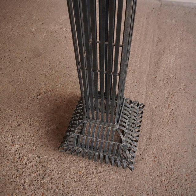 Vintage Scrolled Wood Pedestal For Sale - Image 9 of 12