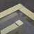Late 20th Century Modern Coffee Table Brass Toned Anodized Aluminum Frame With a Glass Inset Top For Sale - Image 14 of 18