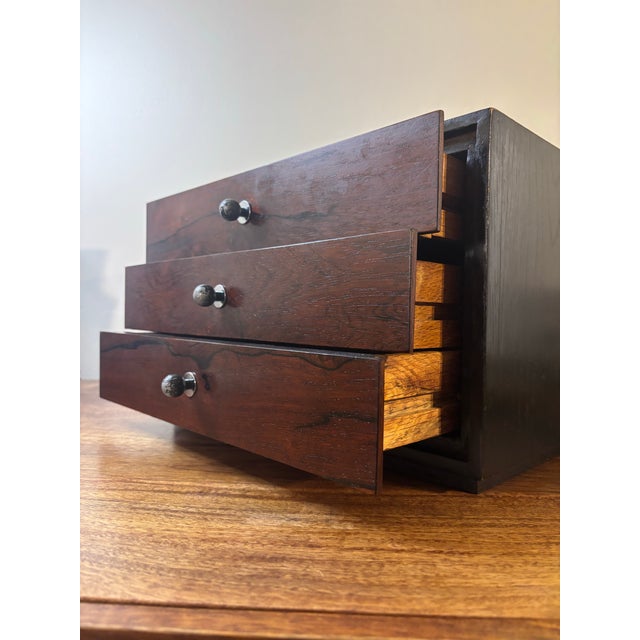 Vintage Mid Century Jewelry Cabinet by Harvey Probber, 1950s, Attributed For Sale In Miami - Image 6 of 7