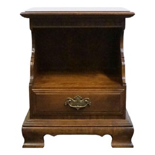 Ethan Allen Classic Manor Solid Maple 21" Open Cabinet Nightstand 15-5206 For Sale
