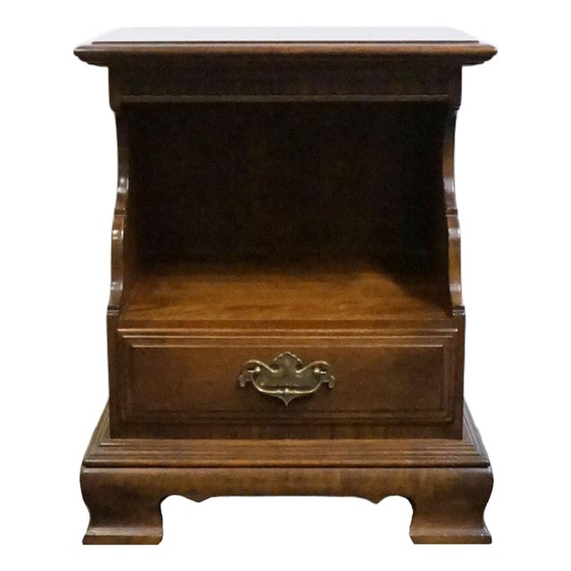 Ethan Allen Classic Manor Solid Maple 21" Open Cabinet Nightstand 15-5206 For Sale