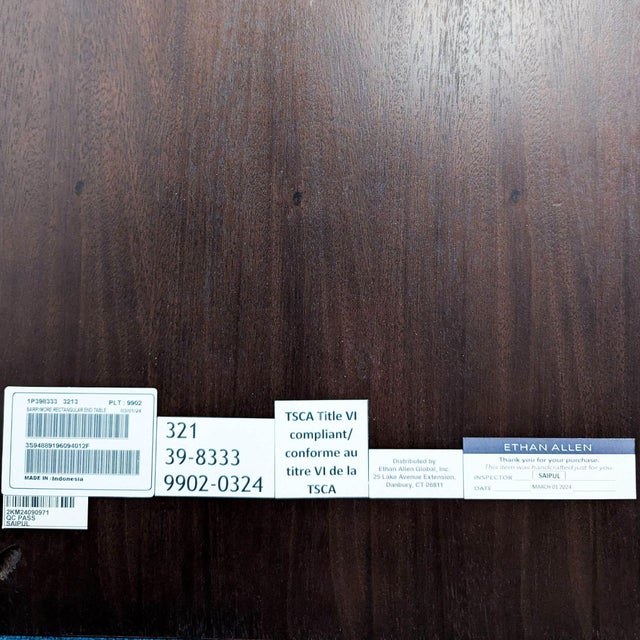 Ethan Allen Barrymore End Table For Sale - Image 10 of 11