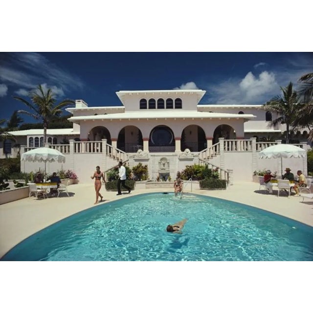 Slim Aarons, McMartin Villa, Estate Stamped Photographic Print, 1977 / 2020s For Sale