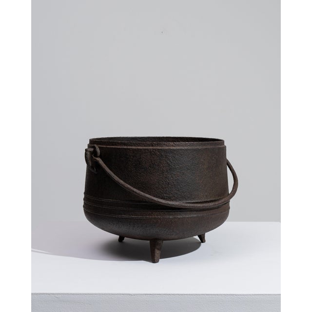 Mid 20th Century France Charcoal Iron Serving Piece For Sale - Image 14 of 15