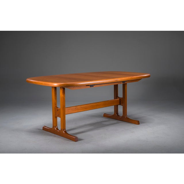 Mid-Century Modern Danish Modern Extendable Teak Dining Table from Glostrup, 1960s For Sale - Image 3 of 17