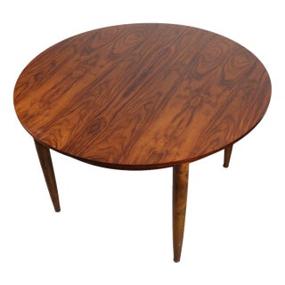Vintage Extendable Teak Dining Table, 1960s For Sale