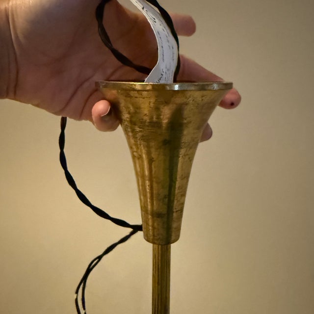 Metal Cox London Medium Tabac Tulip Ceiling Light For Sale - Image 7 of 14