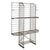 Beautiful Art Deco-style metal shelf. with a height of 206 cm, width of 150 cm and depth of 46 cm, it combines industrial...