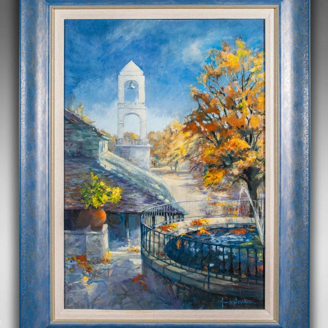 1980's Vintage Landscape Painting For Sale - Image 4 of 9
