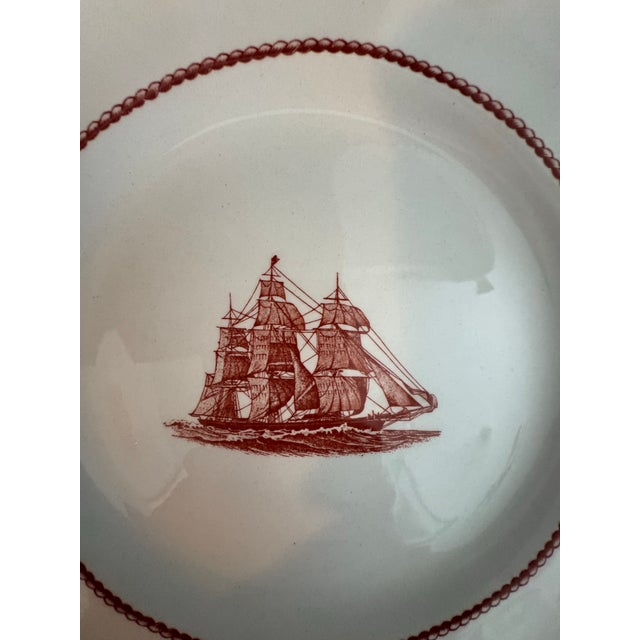Late 20th Century Wedgwood Flying Cloud Ann McKim Georgetown Collection England - Set of 21 For Sale - Image 10 of 12