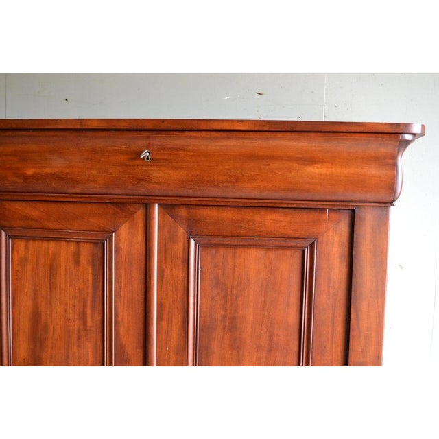Antique Mahogany Girls Wardrobe For Sale - Image 5 of 10
