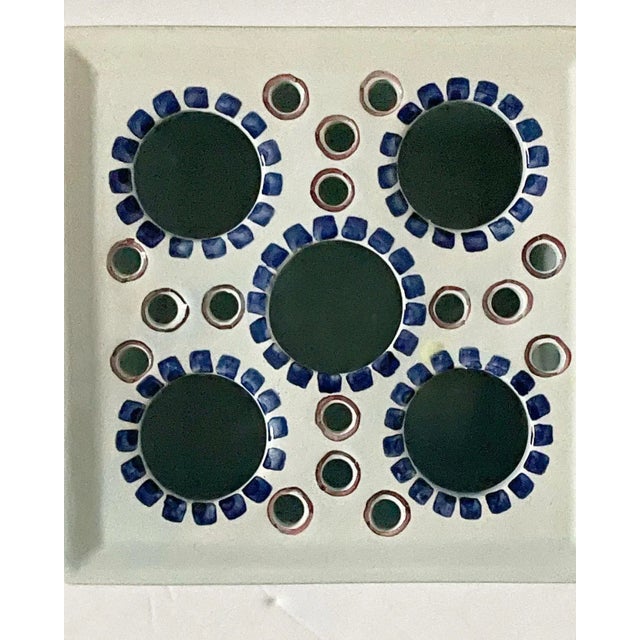 Ceramic Vintage Polychrome Dutch Delft Frog Vase For Sale - Image 7 of 9