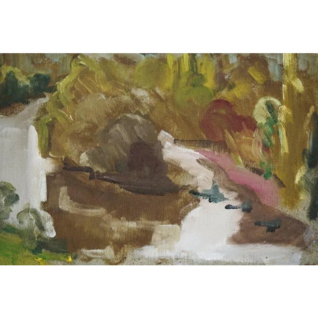 Jackson, Richmond Terrace Plein Air Study, 2010, Oil on Board For Sale - Image 4 of 6