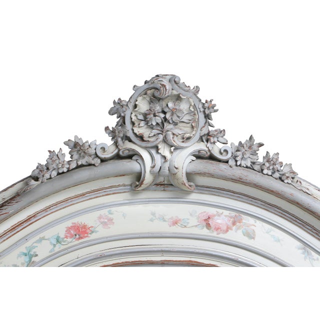 Wood French Painted Walnut Single-Door Armoire, C. 1880 For Sale - Image 7 of 10