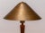 Brass and Elm Table Lamp in the style of Harald Elof Notini for Böhlmarks, 1940s For Sale - Image 3 of 11