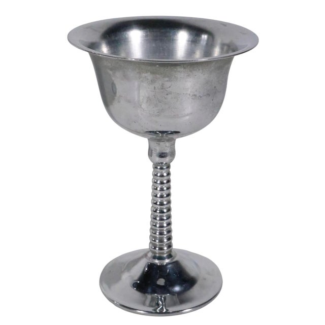 Mid 20th Century Seven Piece Chrome Art Deco Cocktail Set Marked l.b. Chromium Plated For Sale - Image 13 of 15