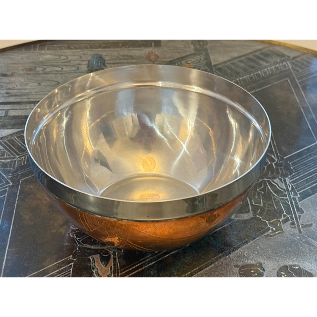 Gabriella Crespi Gabriella Crespi Signed Large Bowl and Tray For Sale - Image 4 of 10