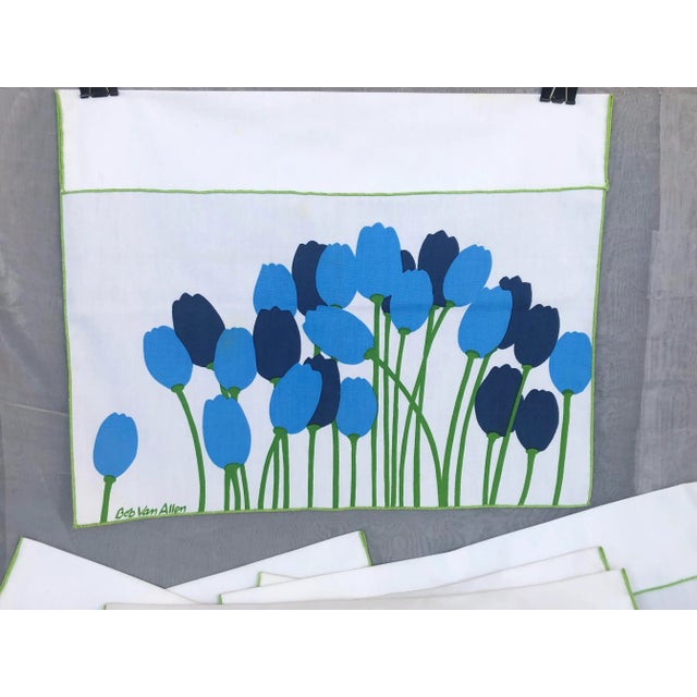 Robert Van Allen Pop Art Placemats Set of 7 For Sale - Image 12 of 12