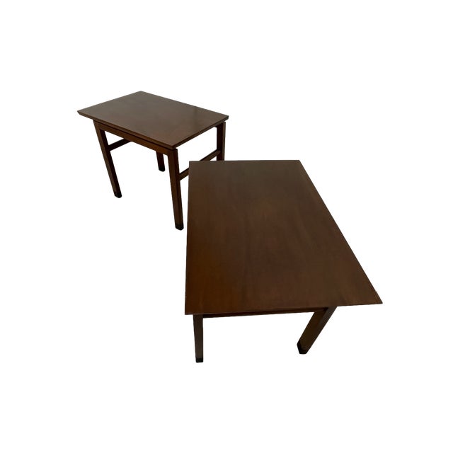 Edward Wormley for Dunbar End Tables Pair, Mahogany, C. 1960s For Sale In Los Angeles - Image 6 of 10