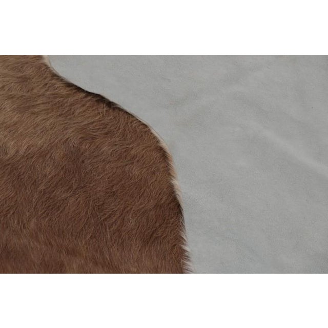 Beige Rug & Kilim’s Large Cowhide Rug in Warm Beige and Brown Tones For Sale - Image 8 of 9
