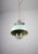 Industrial Vintage Mint Small Industrial Pendant Lamp from TEP For Sale - Image 3 of 13