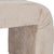 Worlds Away Matthew Izzo Home Mercer Waterfall Edge Textured Taupe Chenille Channeled Bench For Sale - Image 4 of 5