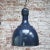 Vintage Industrial Blue Enamel Pendant Lamp, 1950s For Sale - Image 4 of 5