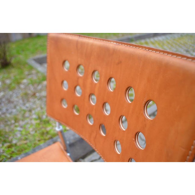 Dining Chair in Cognac Leather from Lapalma For Sale - Image 9 of 18