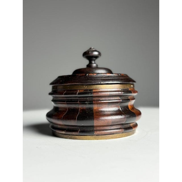 Brown Tobacco Jar, 19th Century For Sale - Image 8 of 10