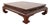 Henredon Mid-Century Hollywood Regency Chinoiserie Carved Mahogany Coffee Table, Newly Refinished For Sale