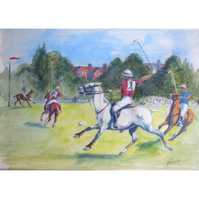 Art Sz: 6"H x 8 1/2"W Frame Sz: 11 3/4"H x 14"W Provenance: From The Collection of Nicholas Colquhoun-Denvers, former...