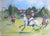 Art Sz: 6"H x 8 1/2"W Frame Sz: 11 3/4"H x 14"W Provenance: From The Collection of Nicholas Colquhoun-Denvers, former...