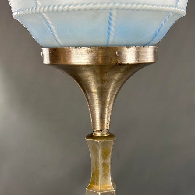 Antique Art Nouveau Floor Lamp, 1910s For Sale - Image 3 of 7