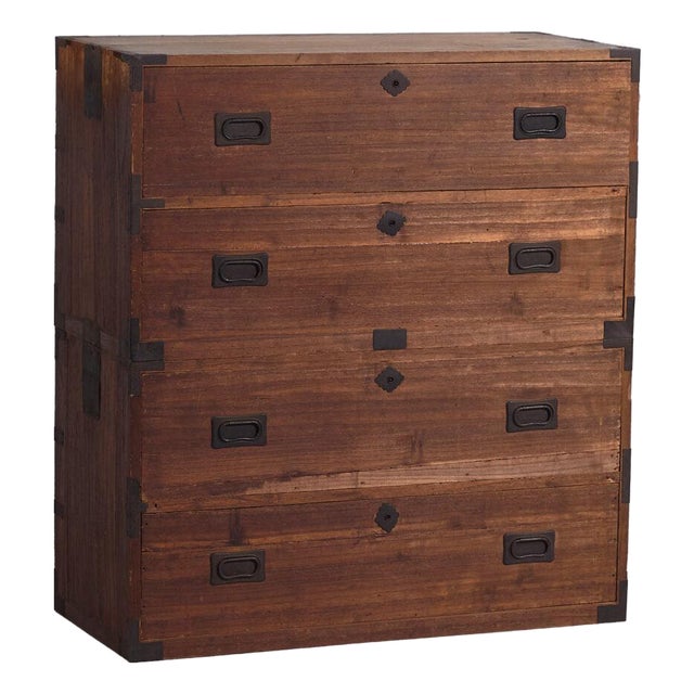 Antique Japanese Chest of Drawers in Wood For Sale