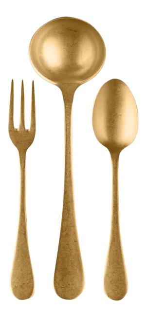 Mepra 3-Piece Serving Set, Oro