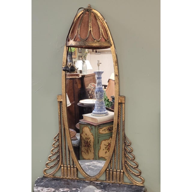 Art Deco 1920s Rare Art Deco Lighted Credenza For Sale - Image 3 of 13