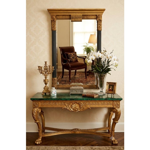 Make a grand statement with this striking neoclassical wall mirror by designer John-Richard. I have 3 of the same mirror...