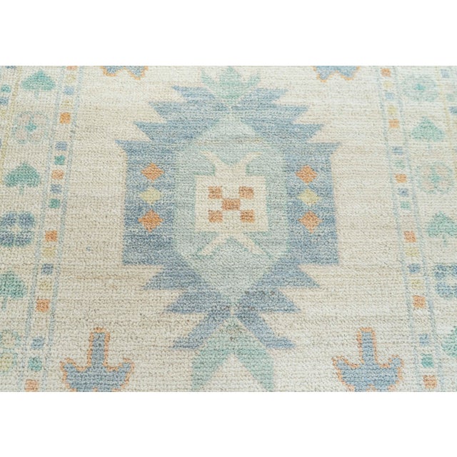 Oushak Rug 2'1" x 3'11" For Sale - Image 4 of 4